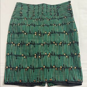 The Limited Green Patterned Women's Skirt